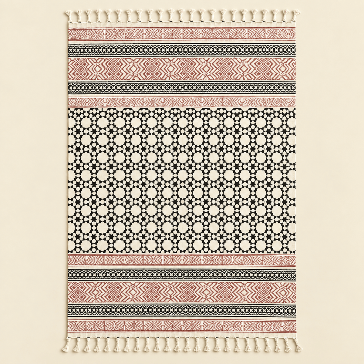 Manta Decorativa Ishani 100% Algodón Artesanal - BOUTIQUEDELAINDIA