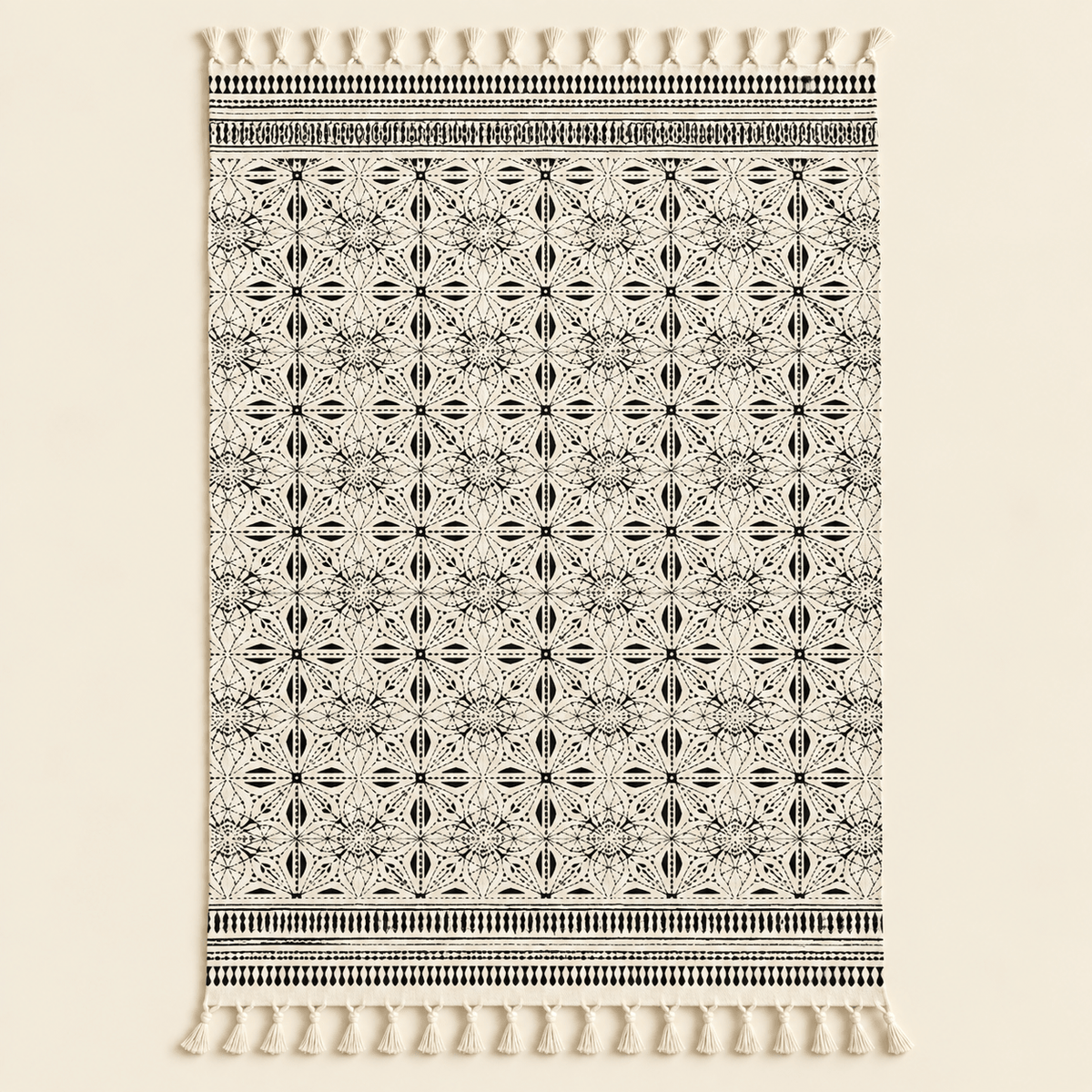 Manta Decorativa Meera 100% Algodón Artesanal - BOUTIQUEDELAINDIA