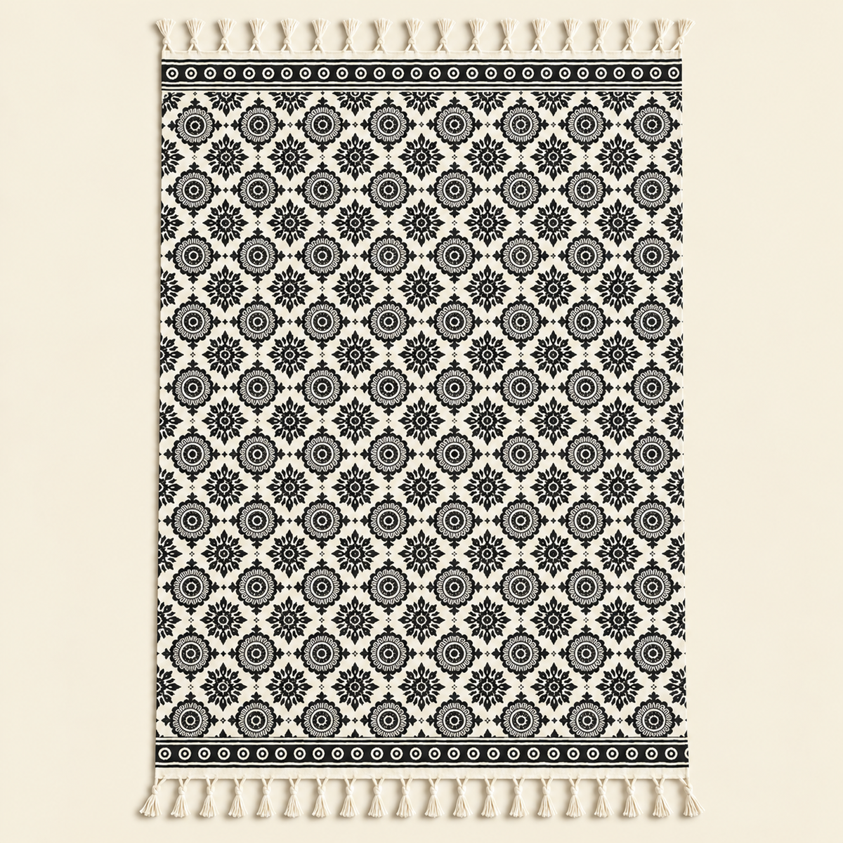 Manta Decorativa Kiara 100% Algodón Artesanal - BOUTIQUEDELAINDIA