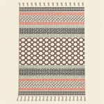 Manta Decorativa 100% Algodón Artesanal - BOUTIQUEDELAINDIA