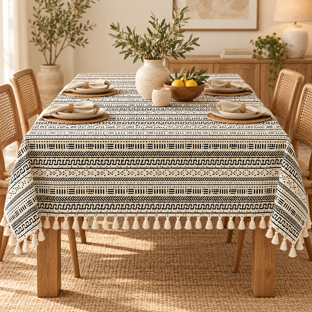 Manta Decorativa Kavya 100% Algodón Artesanal - BOUTIQUEDELAINDIA