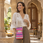 Bolso Porta Celular en Cáñamo Artesanal - BOUTIQUEDELAINDIA