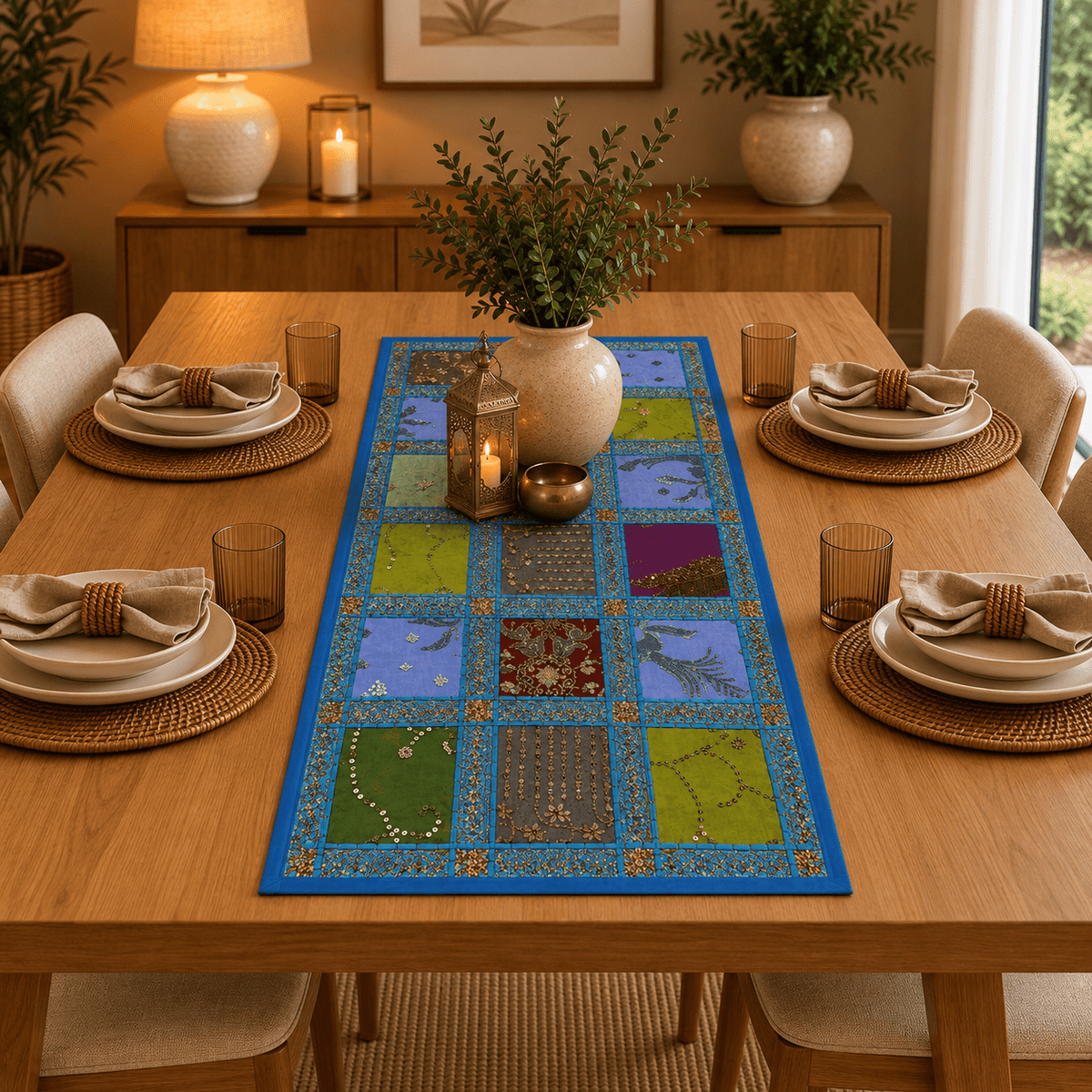Centro de Mesa Colores de la India - BOUTIQUEDELAINDIA