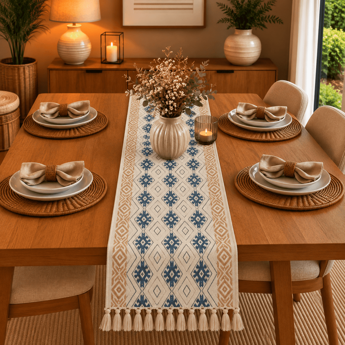 Camino de Mesa Meher del Palacio Azul - BOUTIQUEDELAINDIA