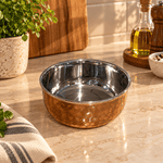 Cuenco Pequeño Clásico de la India Prana en Cobre y Acero - BOUTIQUEDELAINDIA