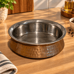 Cuenco de Cobre Devika con Interior en Acero - BOUTIQUEDELAINDIA