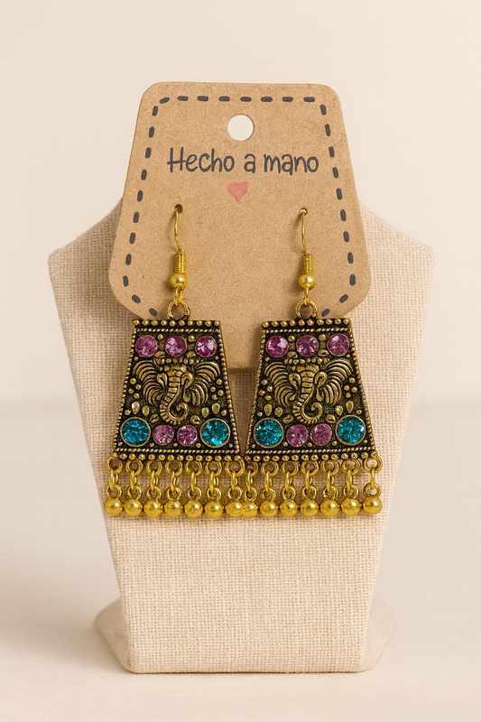 Aretes Elefante Gold
