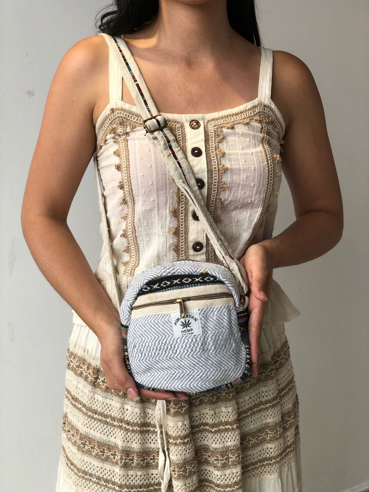Bolso redondo pequeño Hemp BG-22