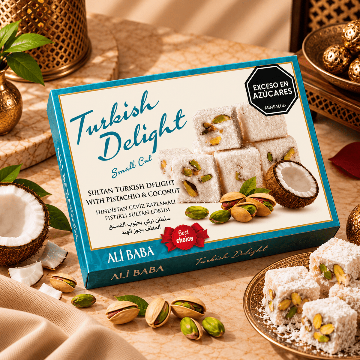Delicia Turca Pistacho & Coco – Delicia Turca - Ali Baba - BOUTIQUEDELAINDIA