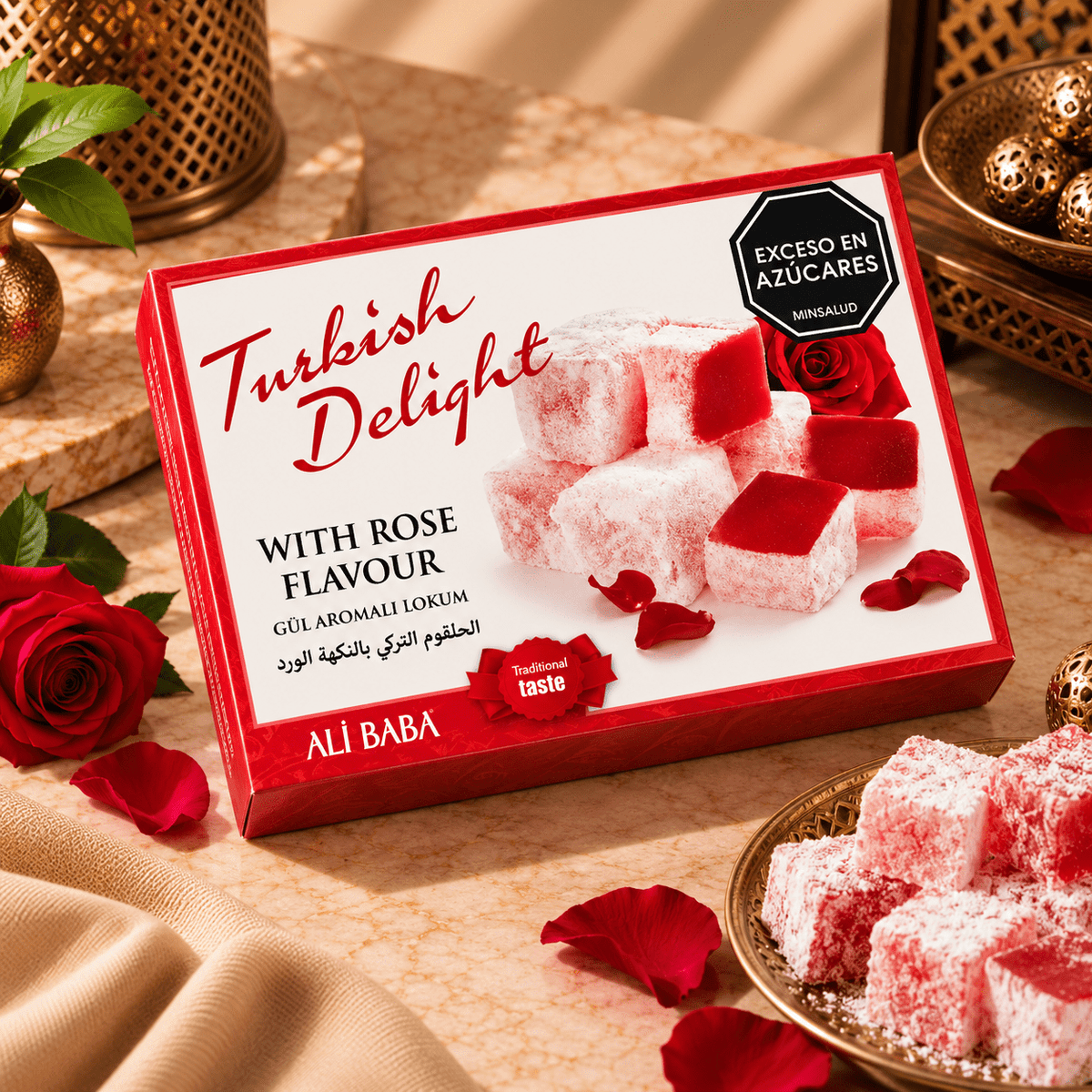 Delicia Turca - Delicias Turcas Rosa – Ali Baba - BOUTIQUEDELAINDIA