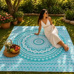 Tela Decorativa Mandala de Algodón - BOUTIQUEDELAINDIA