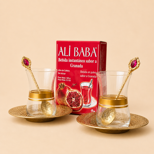 Té Turco Set Tazas Ali Baba 100gr