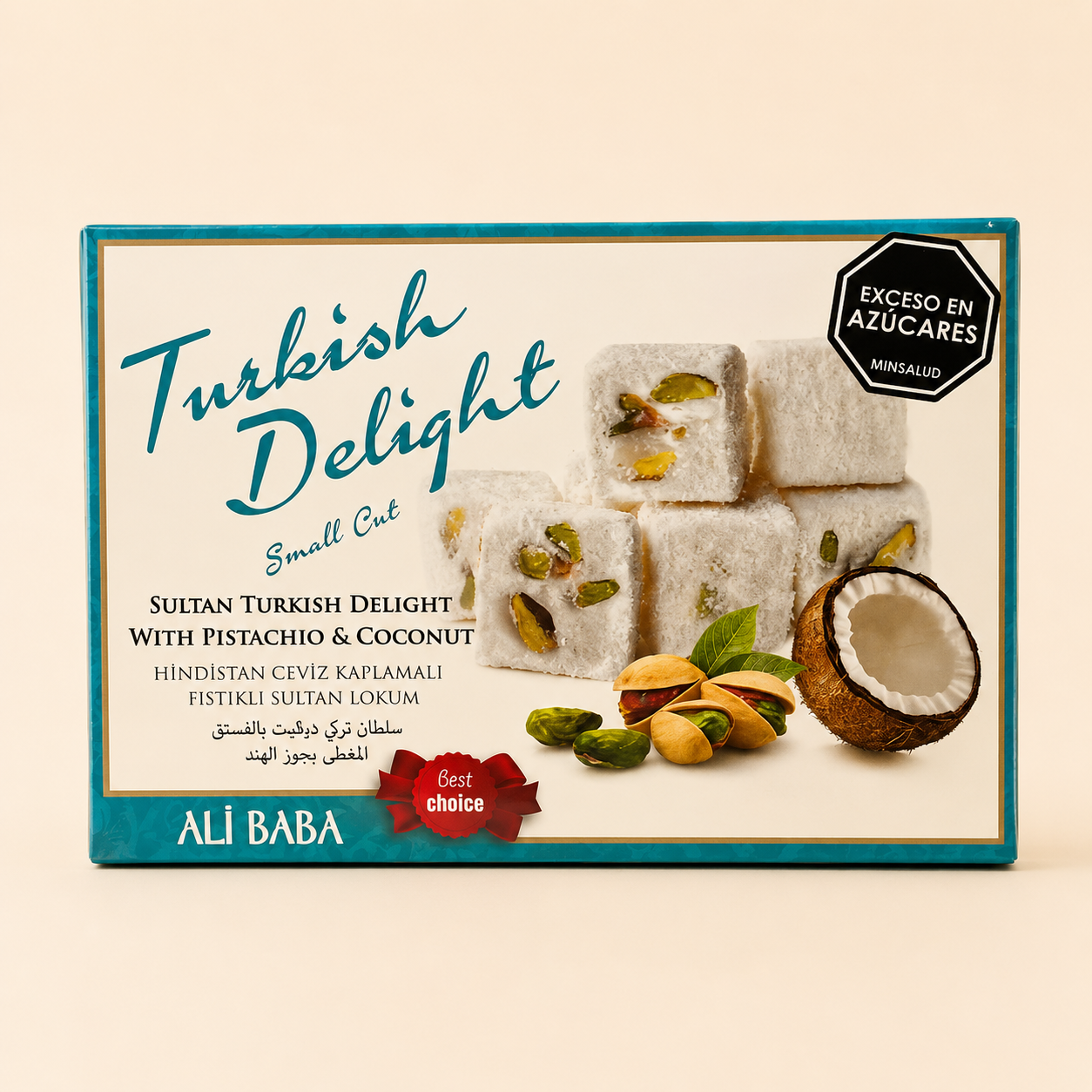 Turkish Delight Pistacho & Coco – Delicia Turca - Ali 
 Baba