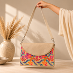 Cartera Bordada con Detalles Étnicos - BOUTIQUEDELAINDIA