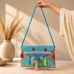 Cartera Bordada con Detalles Étnicos - BOUTIQUEDELAINDIA