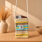 Bolso Porta Celular en Cáñamo Artesanal - BOUTIQUEDELAINDIA