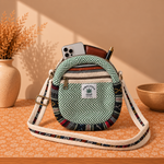 Bolso Redondo en Cáñamo Artesanal - BOUTIQUEDELAINDIA