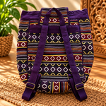 Morral Himalaya Tejido con Bolsillo Frontal - BOUTIQUEDELAINDIA