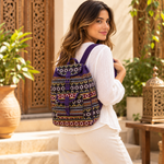 Morral Himalaya Tejido con Bolsillo Frontal - BOUTIQUEDELAINDIA