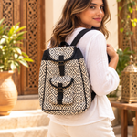 Morral Himalaya Tejido con Bolsillo Frontal - BOUTIQUEDELAINDIA