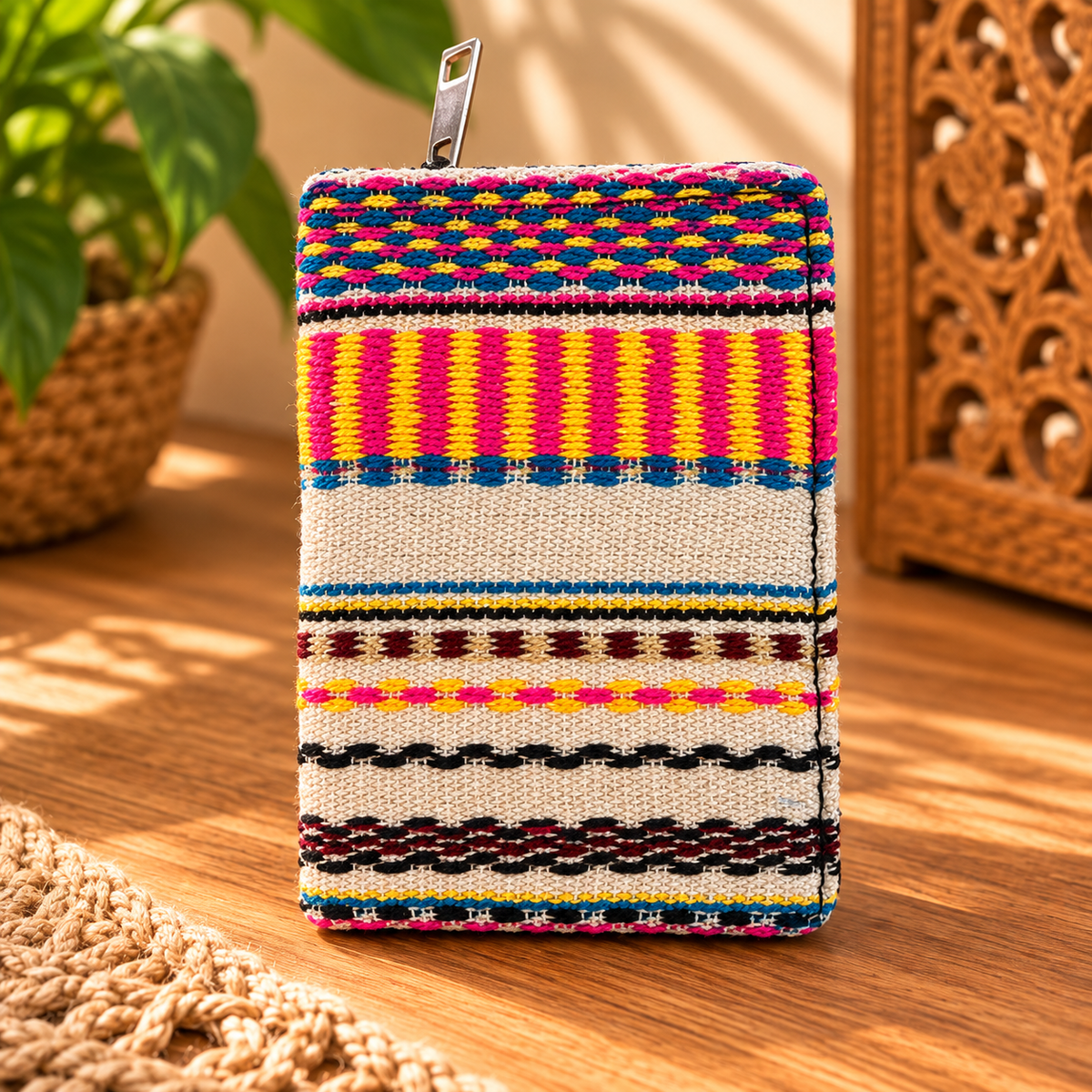 Billetera Mediana con Cierre - BOUTIQUEDELAINDIA