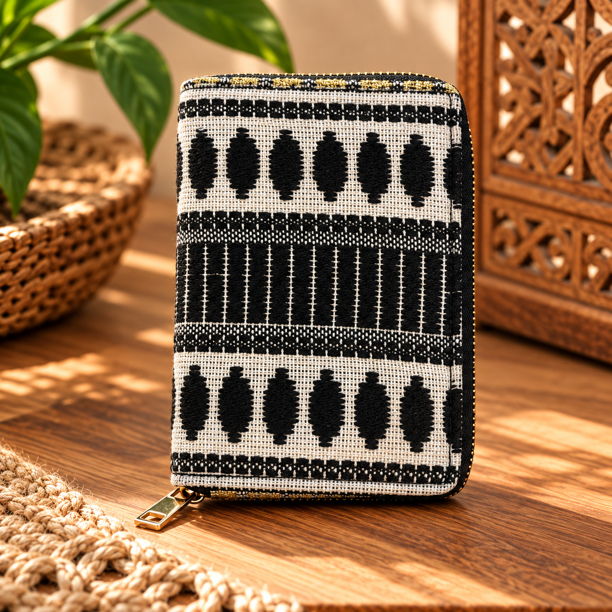 Billetera Mediana con Cierre - BOUTIQUEDELAINDIA