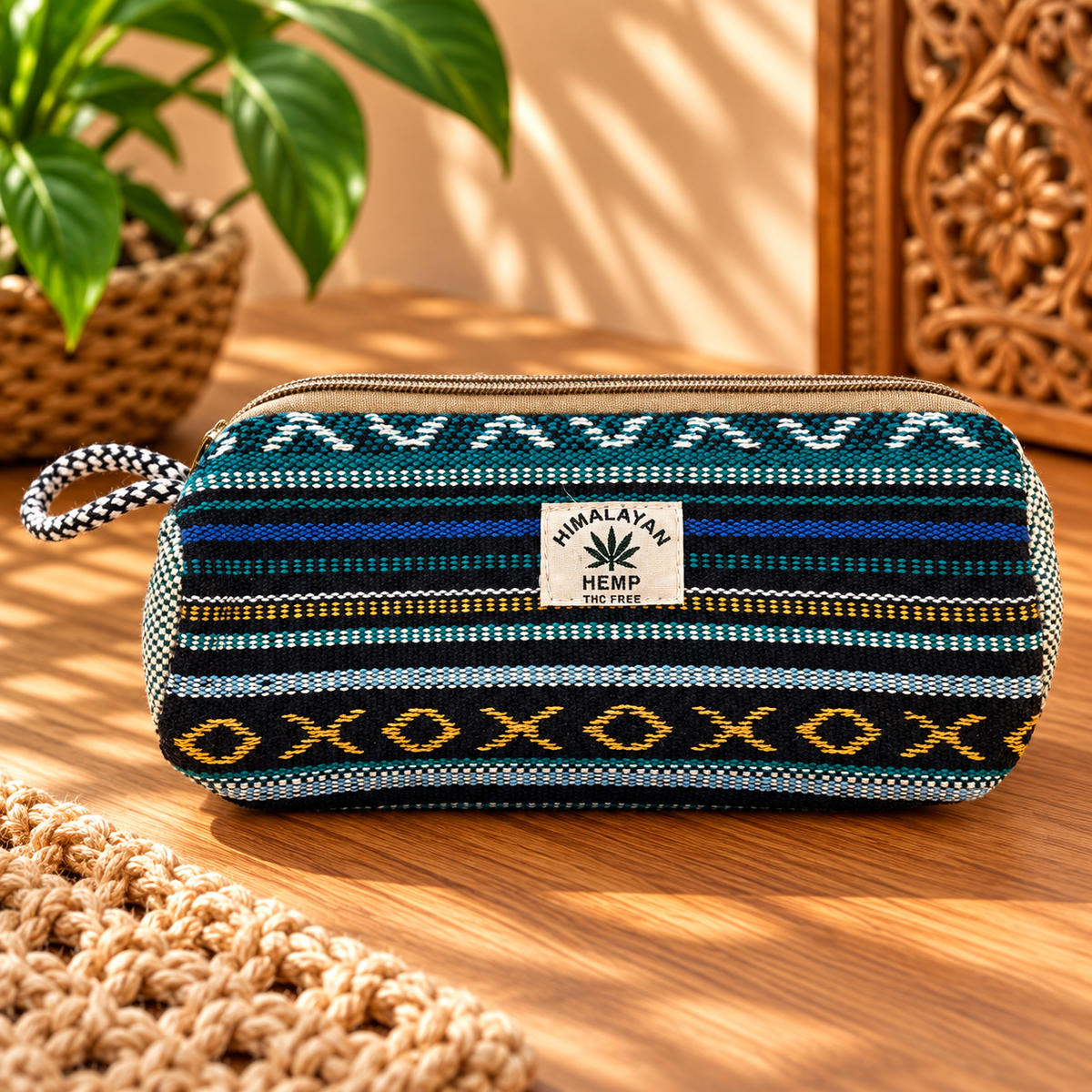 Cartuchera Tejida con Cierre - BOUTIQUEDELAINDIA