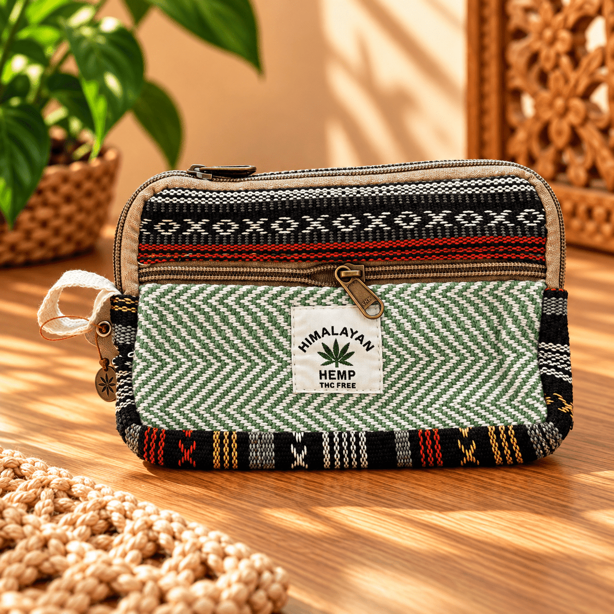 Estuche Organizador Himalaya Hara de Cáñamo - BOUTIQUEDELAINDIA