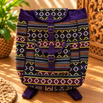 Morral Himalaya Tejido con Bolsillo Frontal - BOUTIQUEDELAINDIA