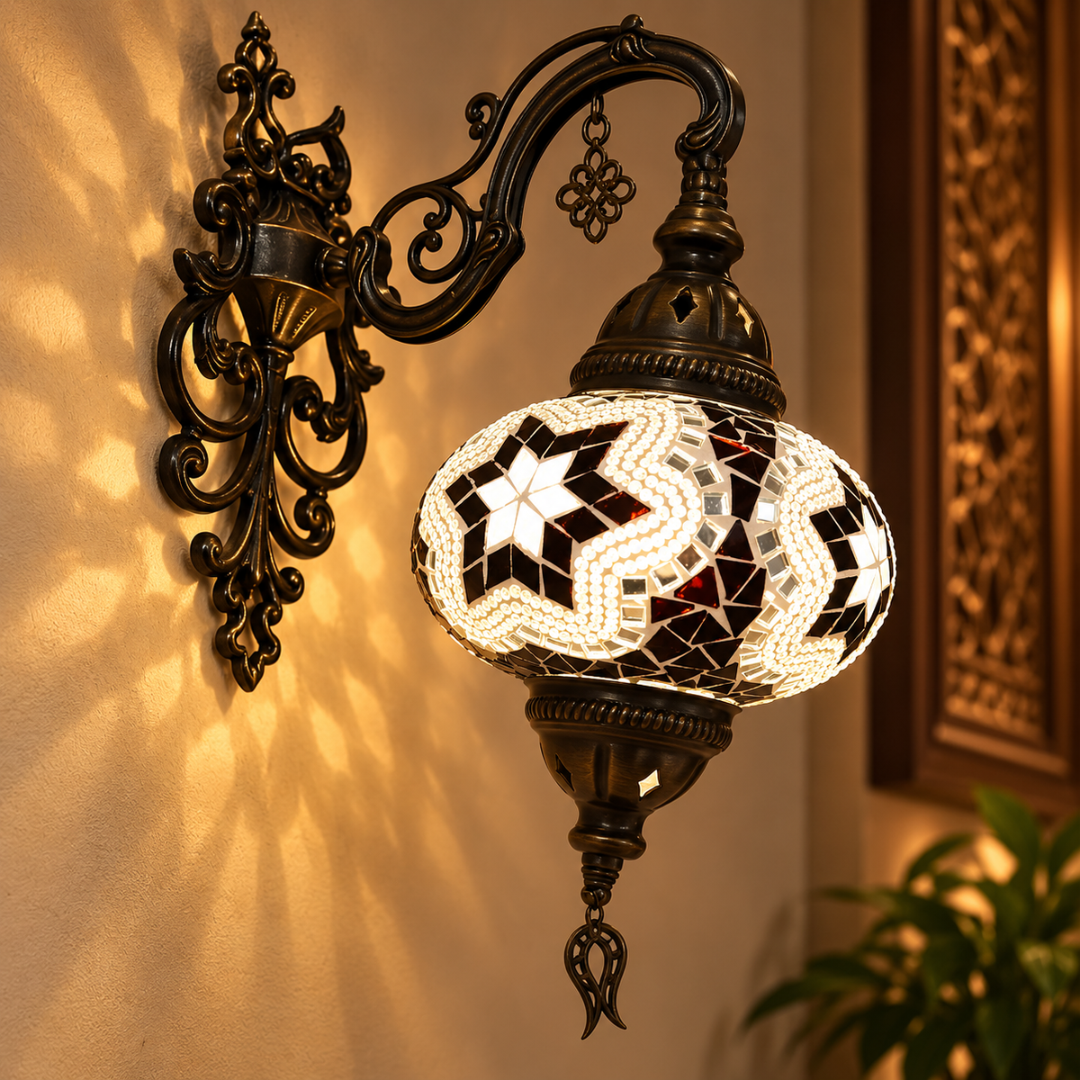 Lámpara Turca de Pared - BOUTIQUEDELAINDIA