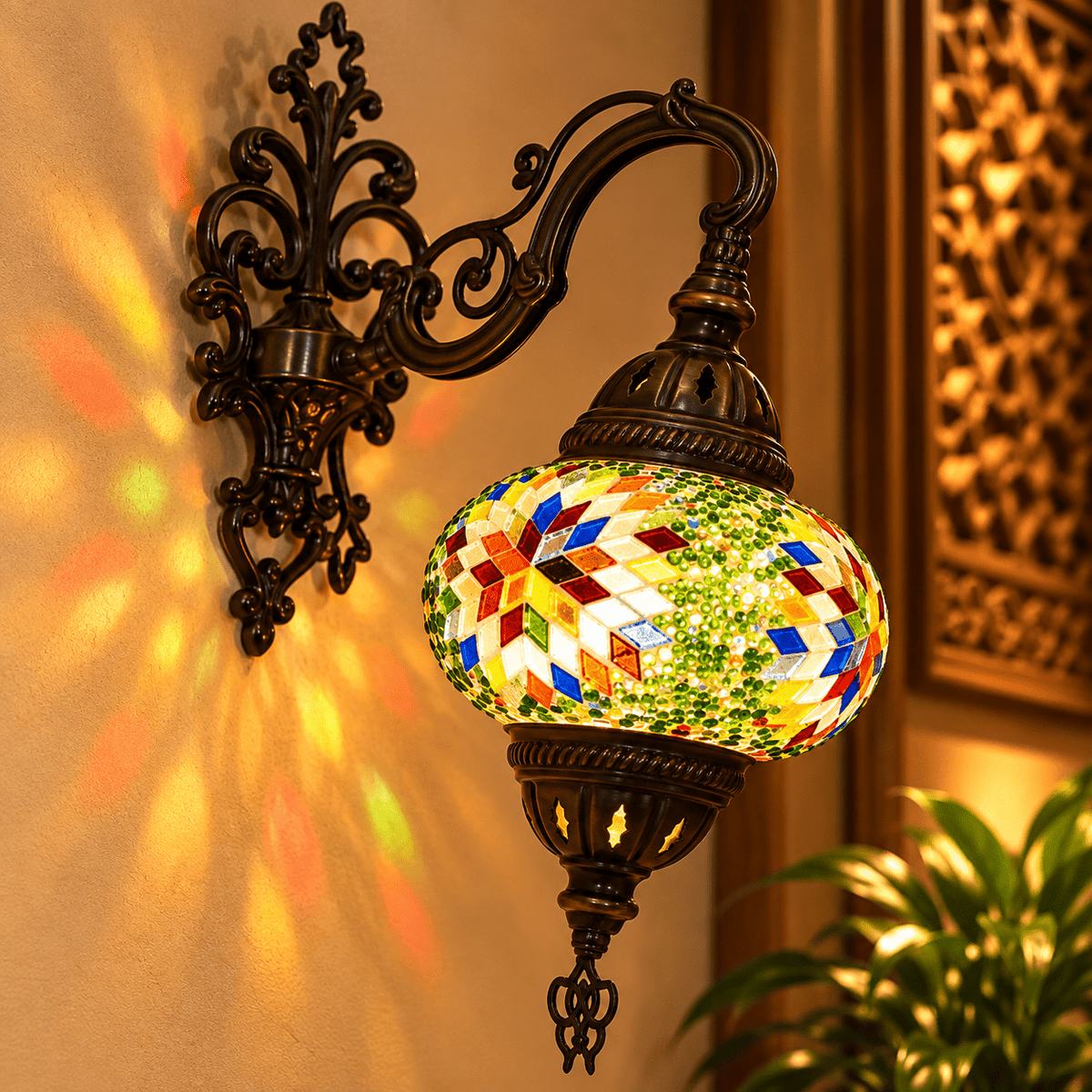 Lámpara Turca de Pared Jardín de Capadocia - BOUTIQUEDELAINDIA