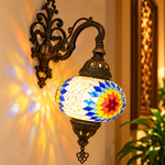 Lámpara Turca de Pared Sol de Konya - BOUTIQUEDELAINDIA