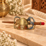 Pasador para Cabello Elefante Dorado Nilaya en Bronce - BOUTIQUEDELAINDIA