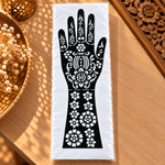 Plantilla de Henna India Tarini – Arte Mehndi Floral para Manos - BOUTIQUEDELAINDIA