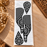 Plantilla de Henna India Madhavi – Arte Mehndi Floral - BOUTIQUEDELAINDIA