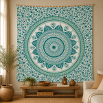 Tela Decorativa Mandala de Algodón - BOUTIQUEDELAINDIA