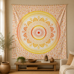 Tela Decorativa Mandala de Algodón - BOUTIQUEDELAINDIA