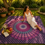 Tela Decorativa Mandala de Algodón - BOUTIQUEDELAINDIA