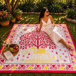 Tela Decorativa Mandala de Algodón - BOUTIQUEDELAINDIA