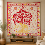 Tela Decorativa Mandala de Algodón - BOUTIQUEDELAINDIA
