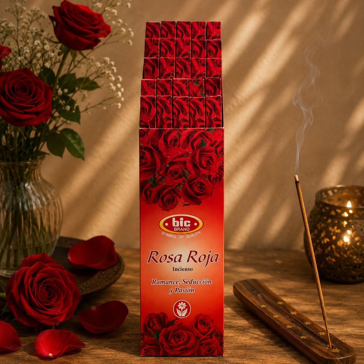 Incienso Tradicional  Rosa Roja PPM11.9K