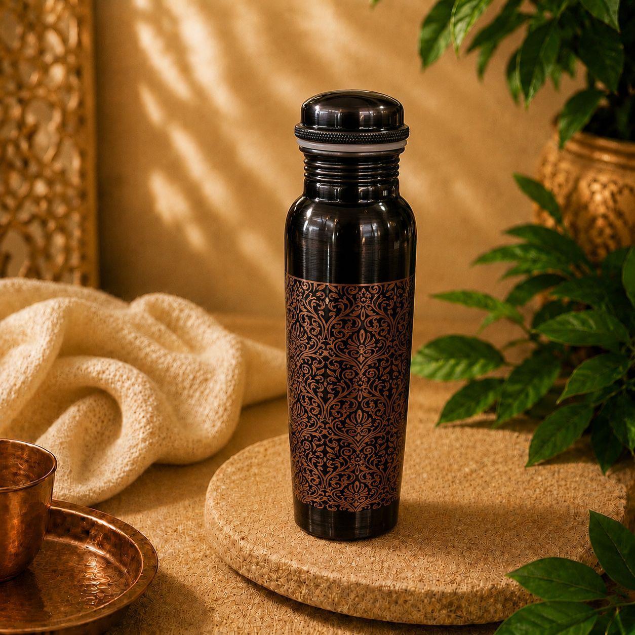 Botella de Agua Cobre Negro Imperial
