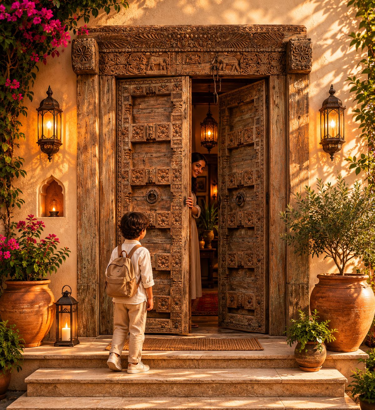 Puerta Antigua de la India Mandir - BOUTIQUEDELAINDIA