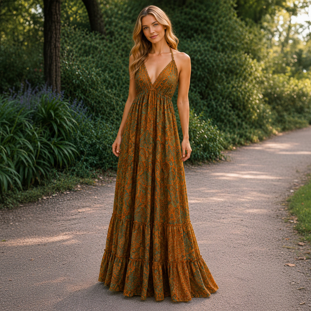 Vestido Mara Largo - BOUTIQUEDELAINDIA