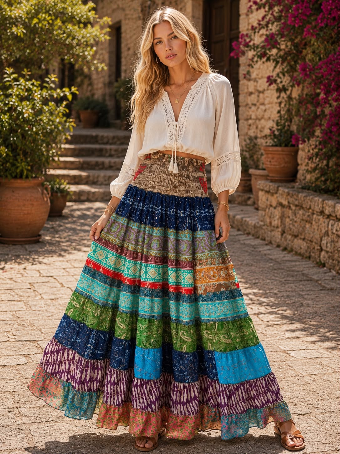 Falda Patchwork Imperial