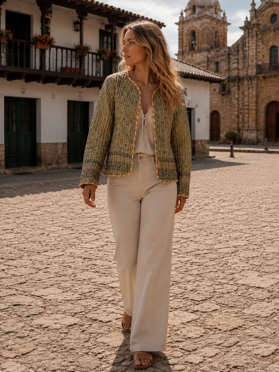 Chaqueta Corta Anoushka - BOUTIQUEDELAINDIA