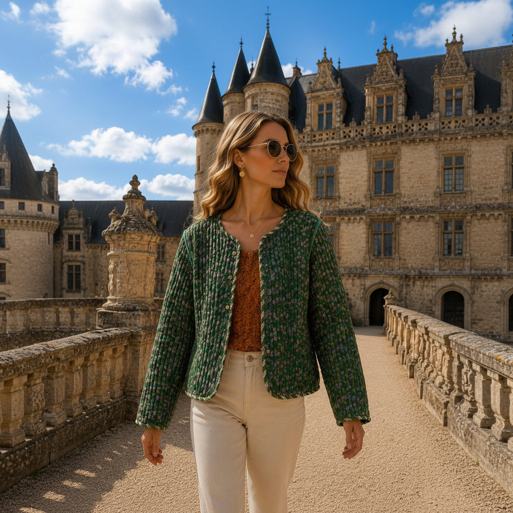 Chaqueta Corta Saanvi - BOUTIQUEDELAINDIA