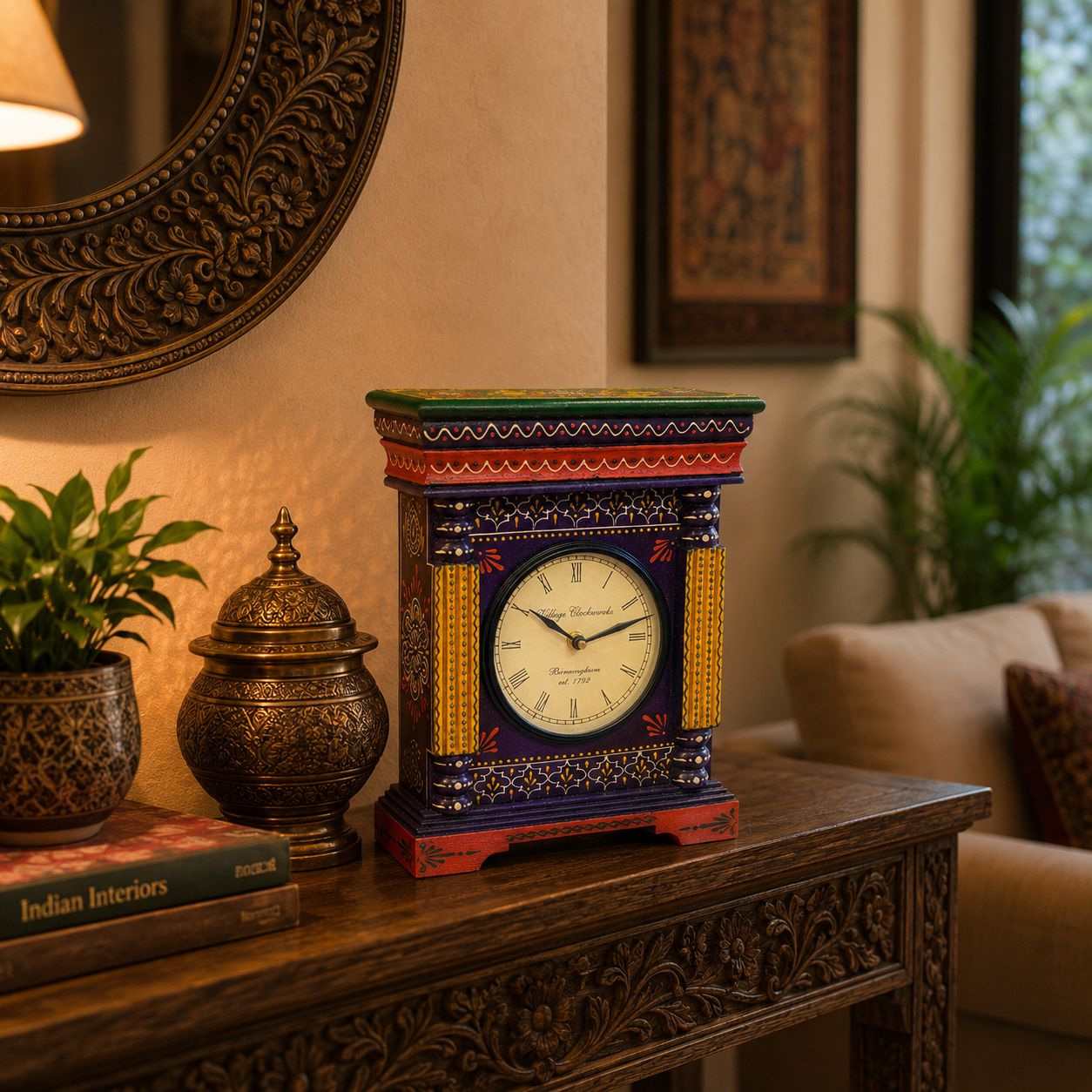 Reloj de Mesa Hiral - BOUTIQUEDELAINDIA