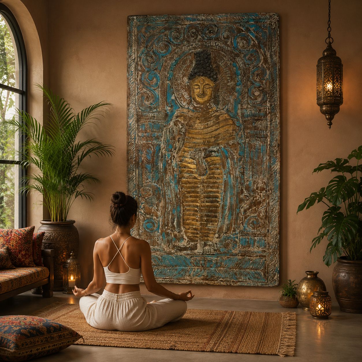 Panel Decorativo Buda Serenidad Oriental - BOUTIQUEDELAINDIA