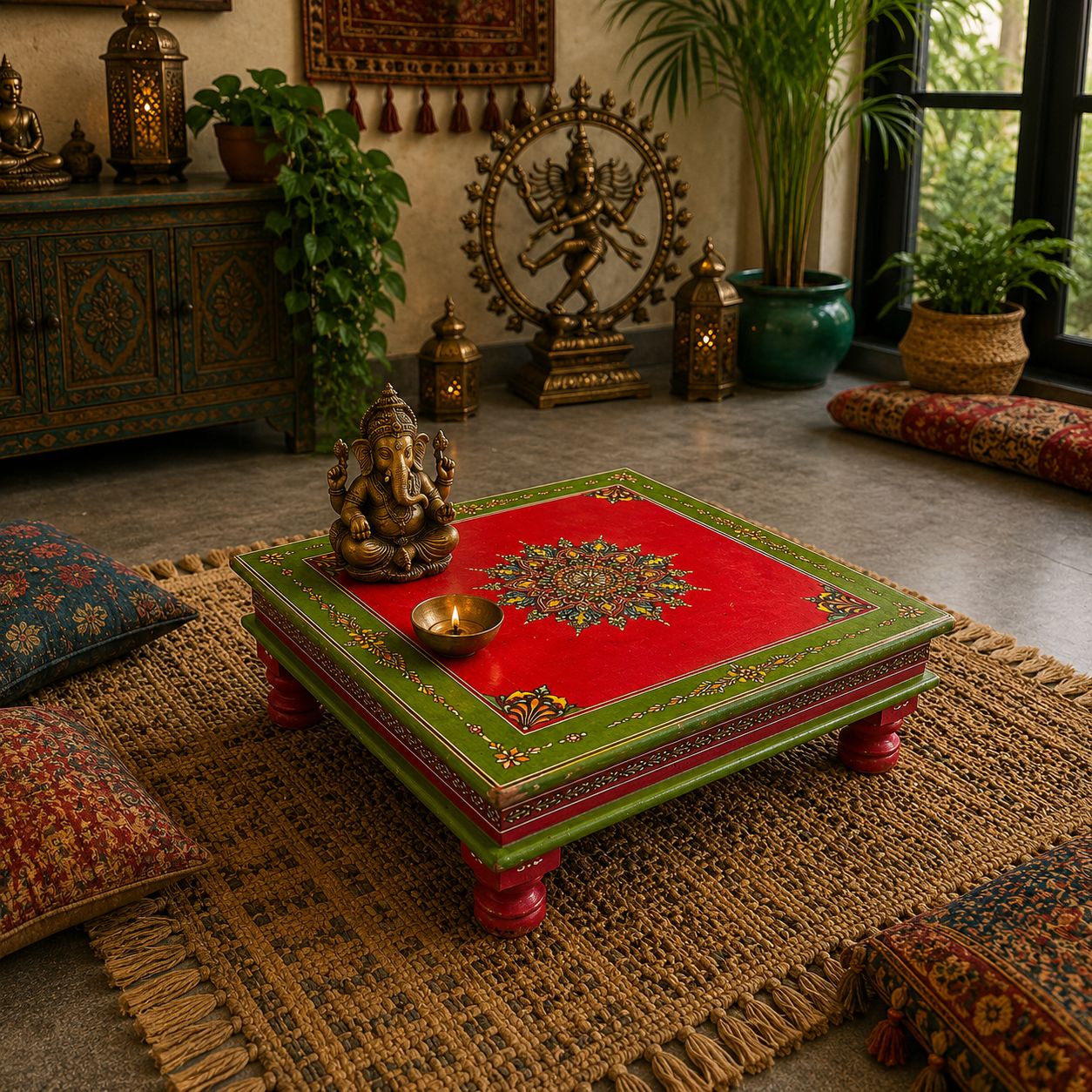 Mesa baja Artesanal Ritika